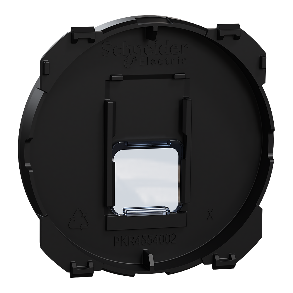 Odace enjoliveur prise RJ45 noir